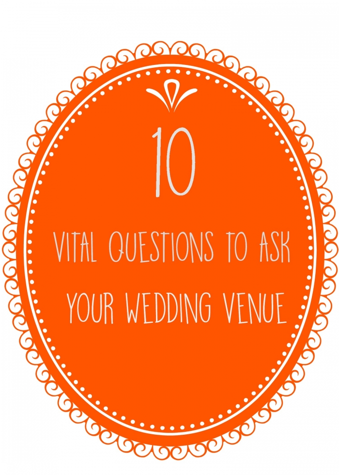 10 questions wedding venue