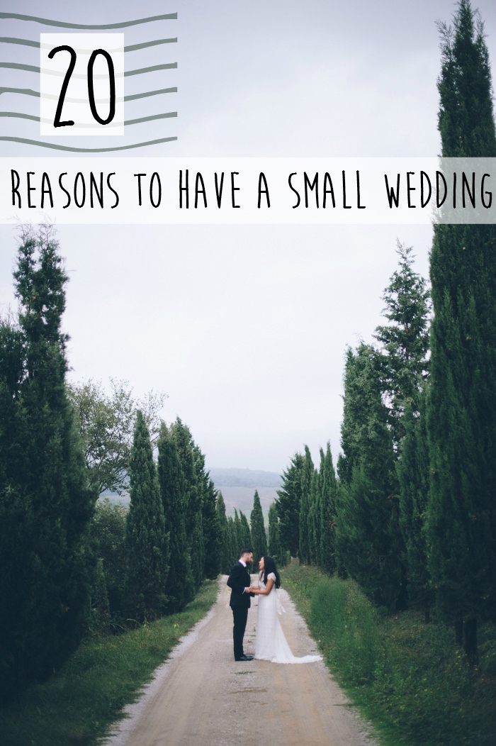 20 reasons small wedding