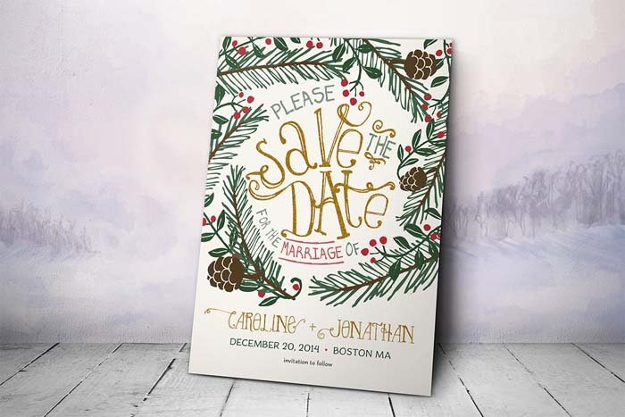 Christmas-Wedding-Save-The-Date