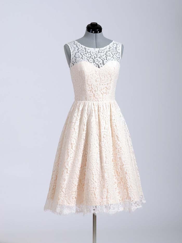 Lace-Tea-Length-Dress