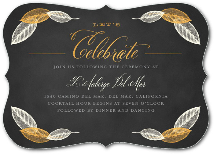 Wedding paper diva invitation