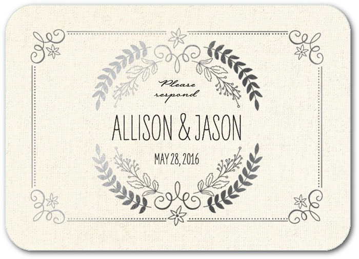 Wedding paper diva invitation