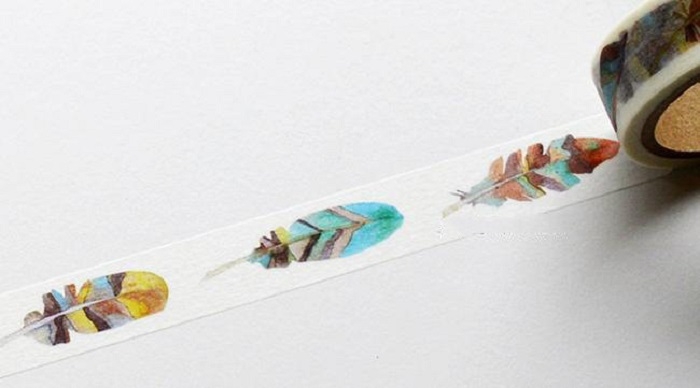 Boho-Feather-Washi-Tape