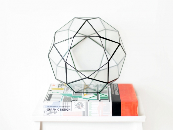 Geometric Terrarium Centerpiece