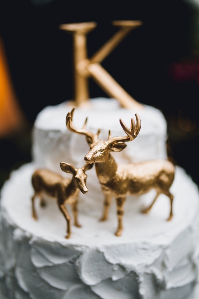 Metallic-Gold-Deer-Cake-Topper