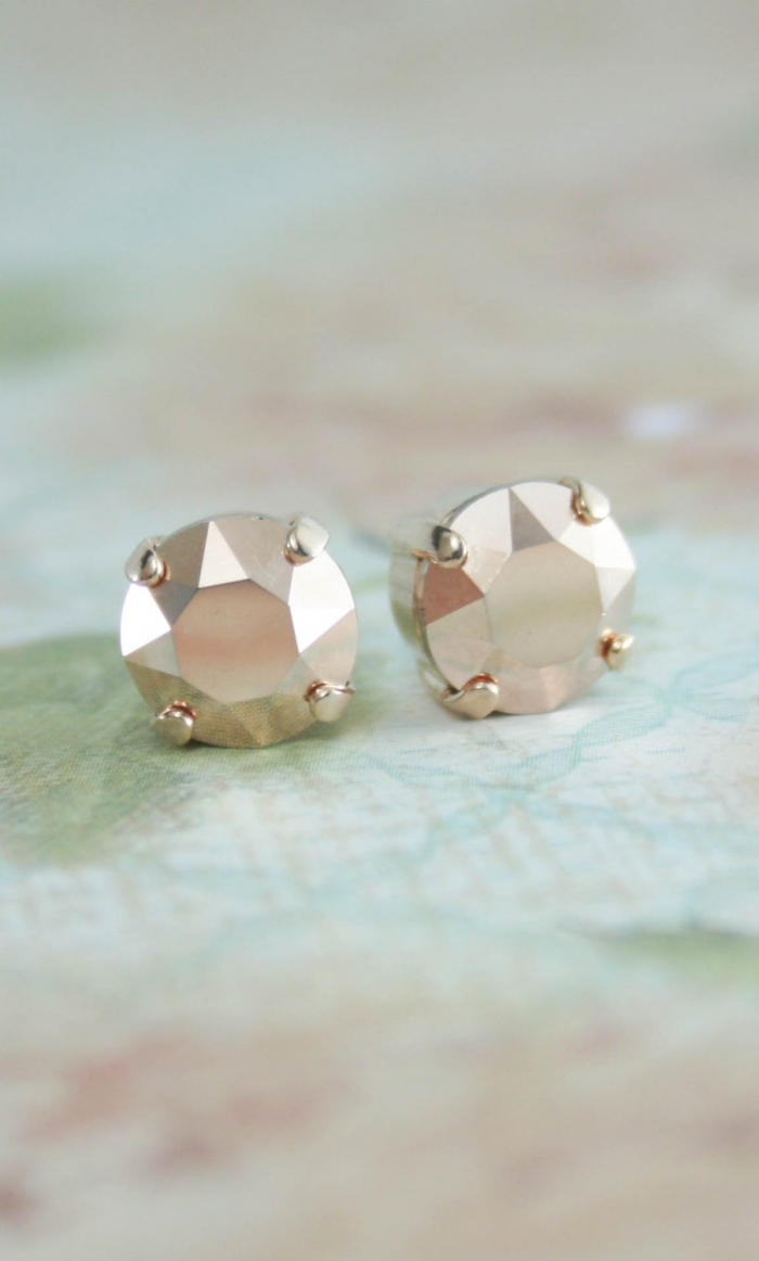 Rose Gold Studs