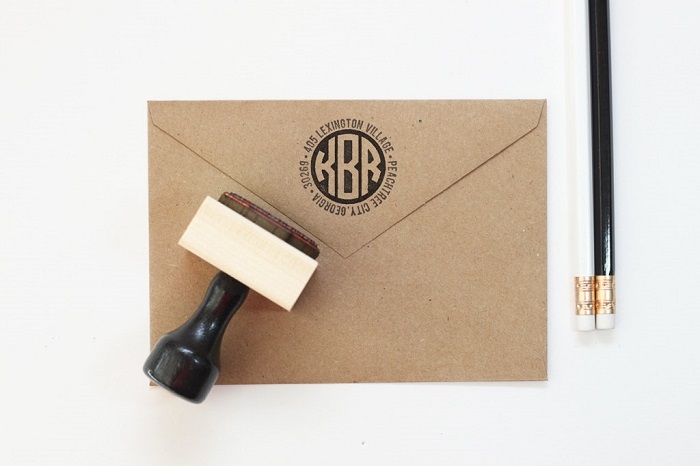 Modern-Wedding-Address-Mail-Stamp