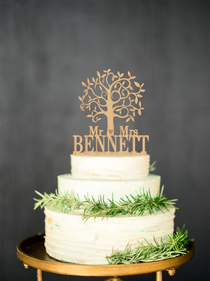 tree cake topper