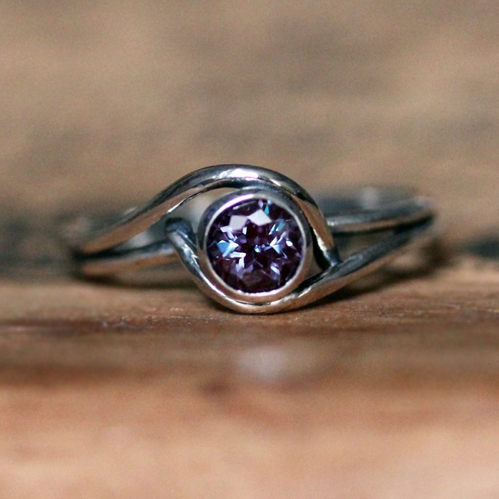 Alexandrite Engagement Ring