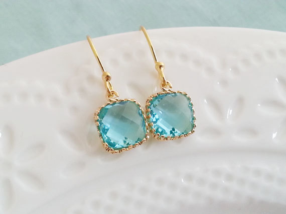 aquamarine earrings