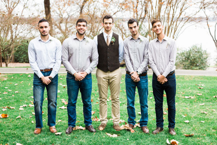 groomsmen portrait