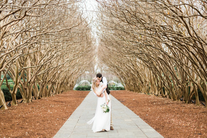 bride and groom portrait