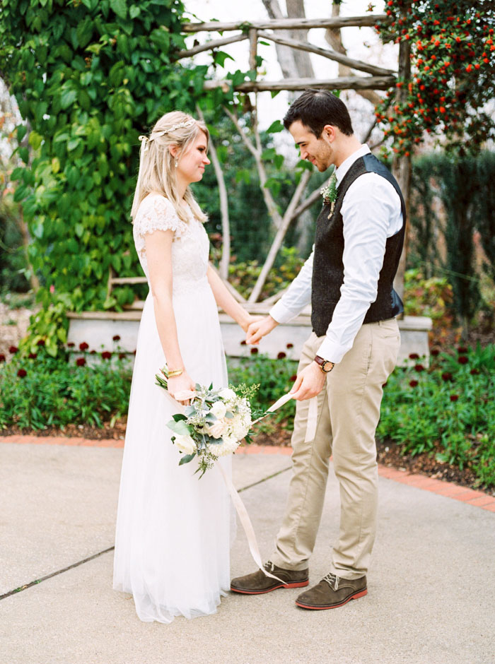 wedding first look