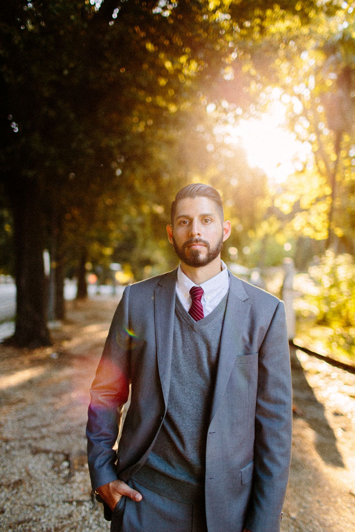 groom portrait