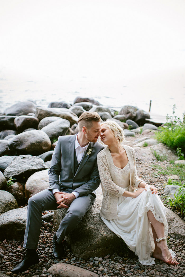 bride and groom portrait