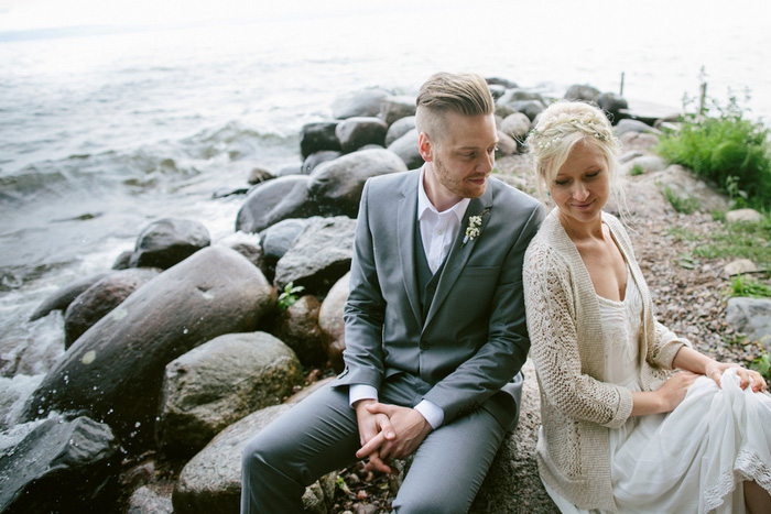 bride and groom portrait