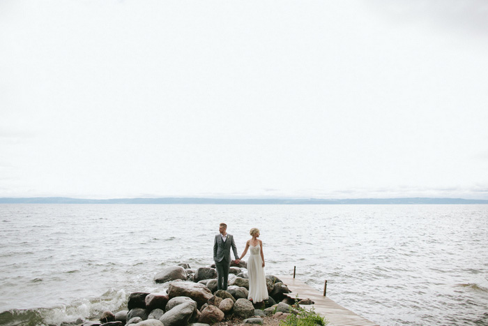 bride and groom portrait