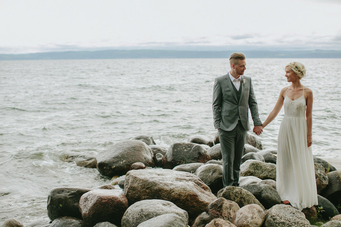 bride and groom portrait