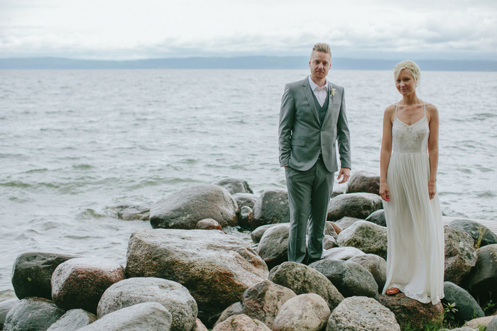 bride and groom portrait