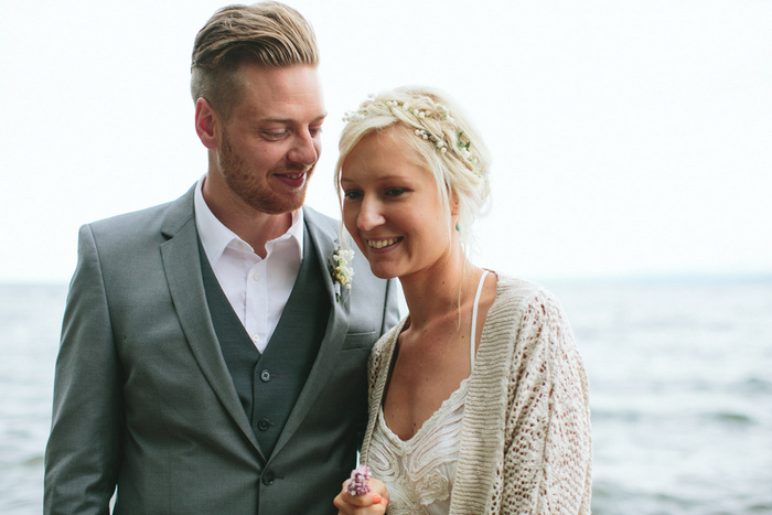 bride and groom portrait