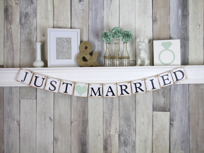 just married banner