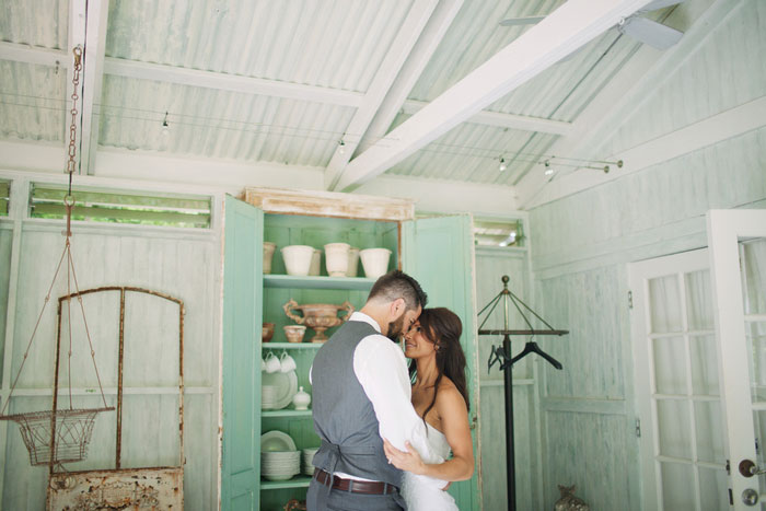 bride and groom portrait