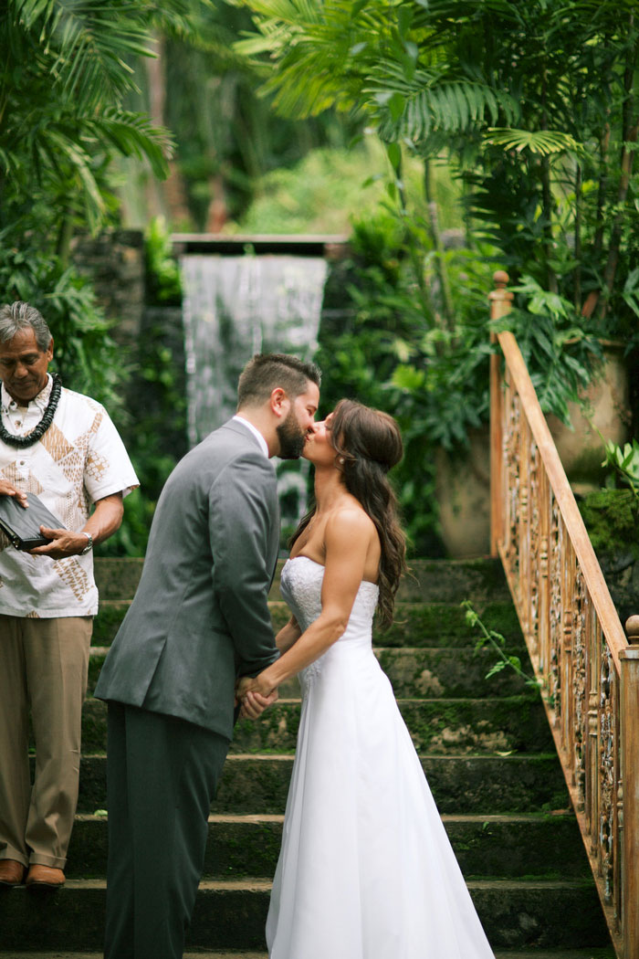 bride and groom first