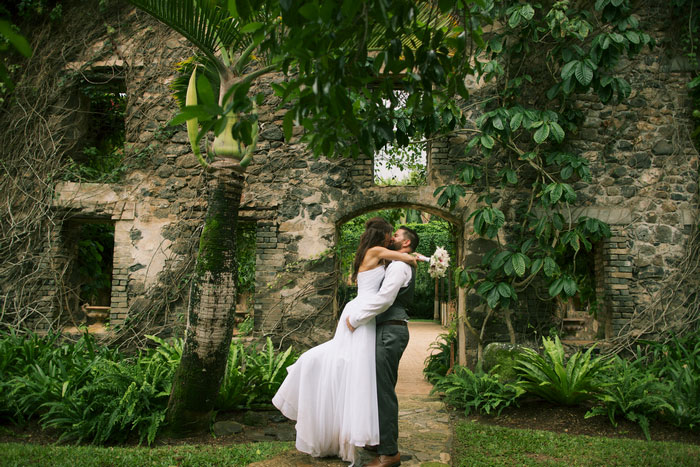 Haiku Mills wedding portrait