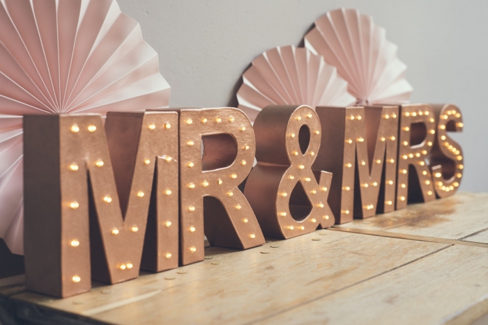 mr and mrs marquee