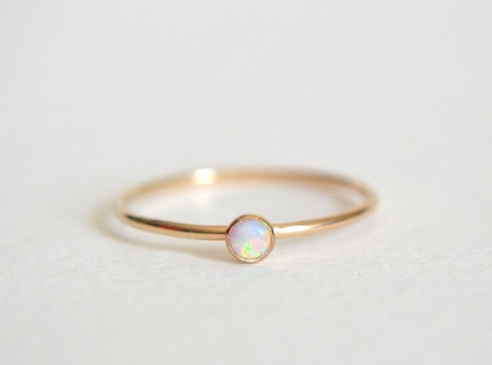 opal ring wedding