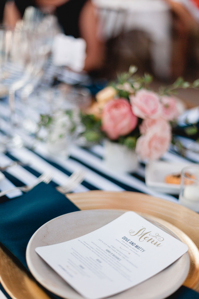 wedding place setting