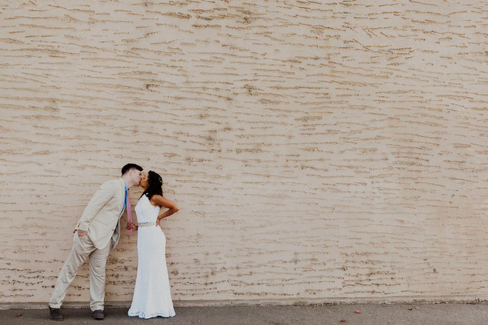 bride and groom portrait in San Francisco