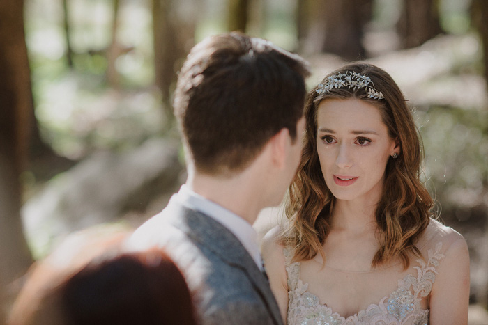 tearful bride