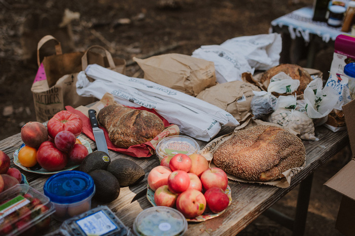 wedding picnic spread