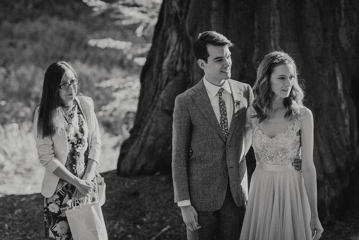 wedding ceremony in Sequoia National Park