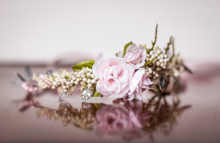 boho flower girl head band