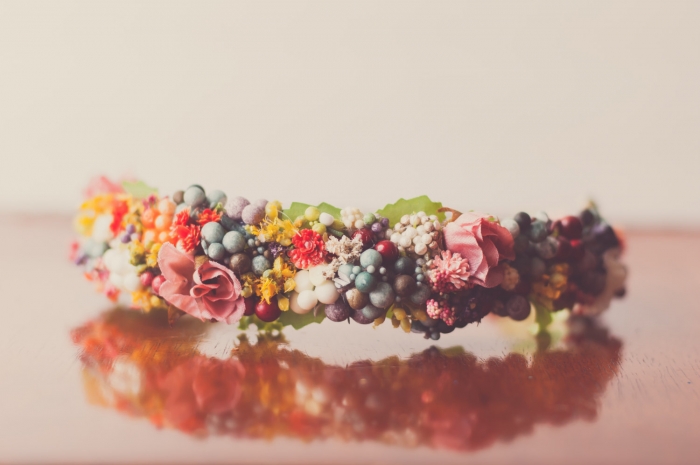 floral crown flower headband