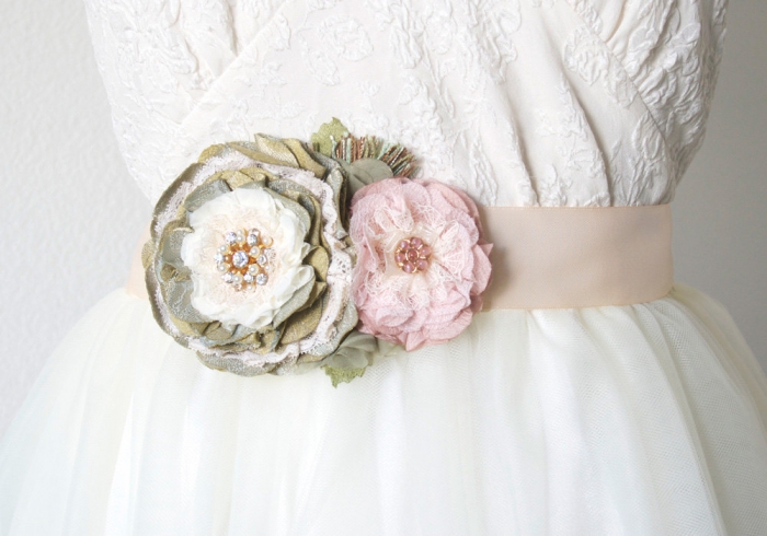 flower girl belt