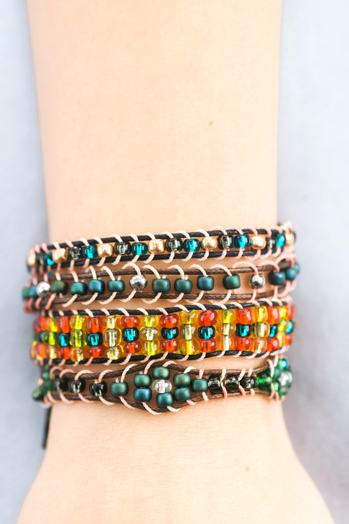 DIY Beaded Boho Bracelets