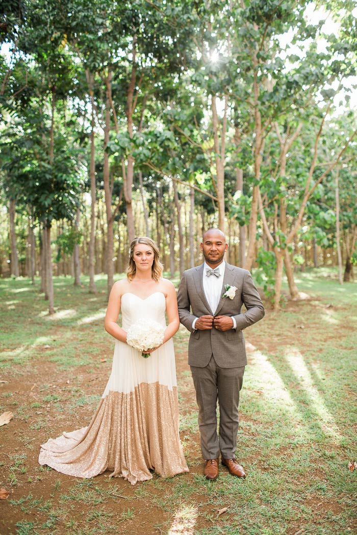 wedding portrait in Hawaii