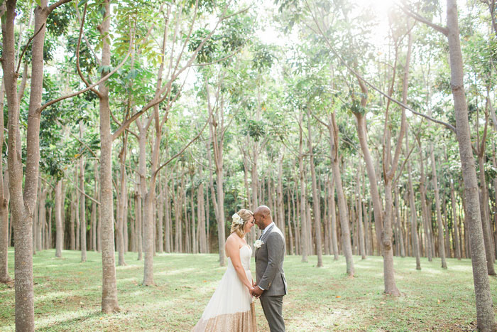 wedding portrait in Hawaii