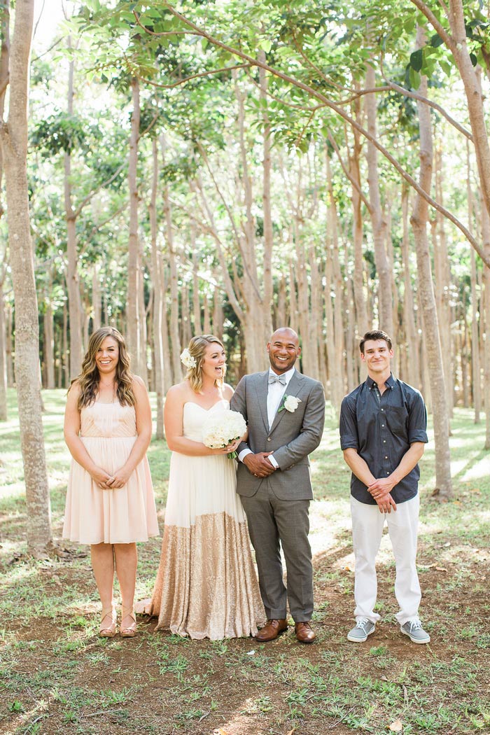 wedding party portrait