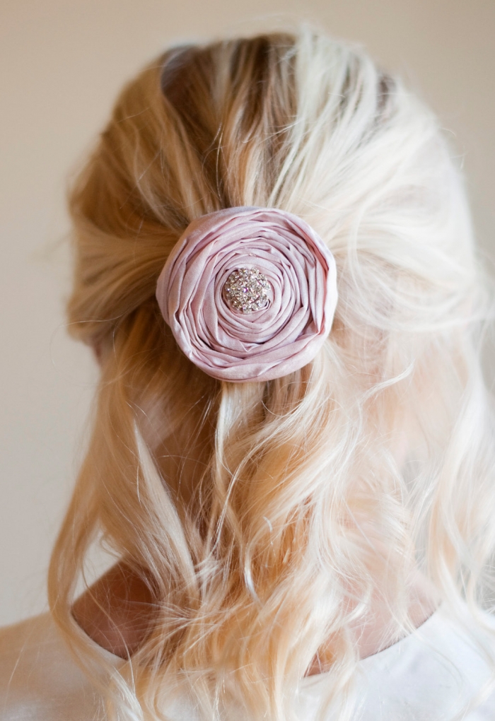 paper rose clip flower girl