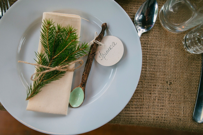 rustic place setting