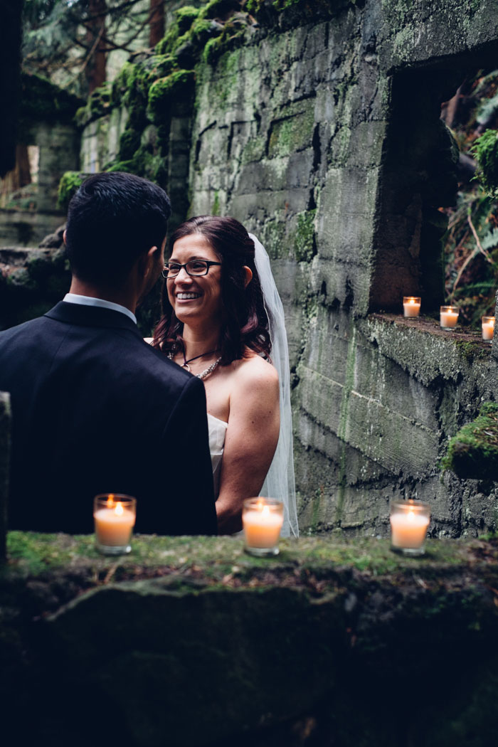 bride and groom portrait