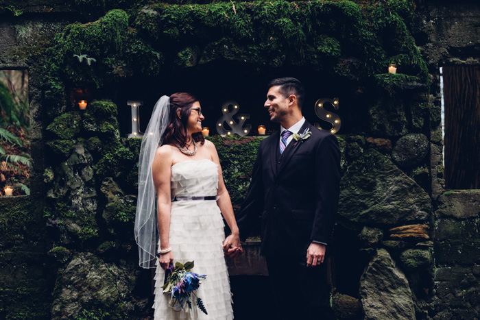 bride and groom portrait