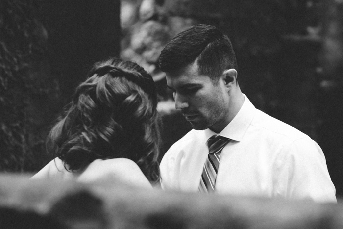 bride and groom portrait