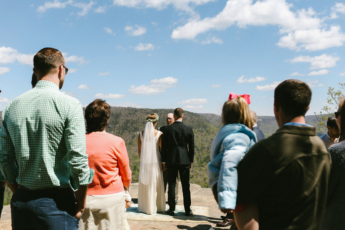 outdoor wedding ceremony