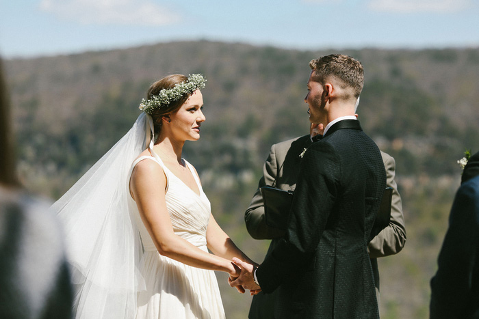 outdoor wedding ceremony