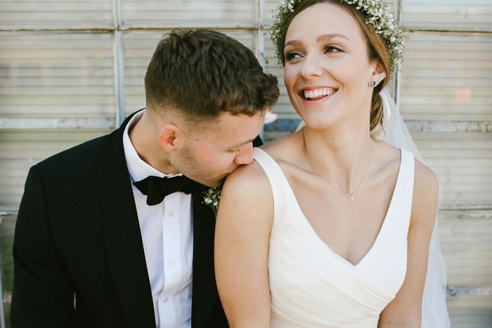 bride and groom portrait